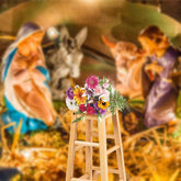 Aperturee - Krippenkind Jesus Fotoshooting Weihnachtskulisse